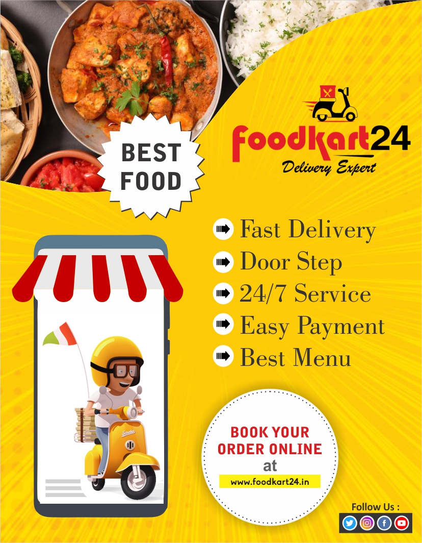 foodkart24 delivery ad